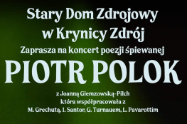 Krynica-Zdrój Wydarzenie Koncert Koncert poezji śpiewanej - Piotr Polok