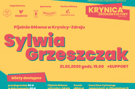 Krynica-Zdrój Wydarzenie Koncert Krynica Źródłem Kultury 2020 - Sylwia Grzeszczak